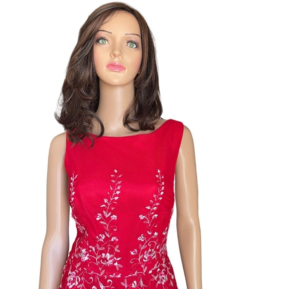A.B.S Evening by Allen Schwartz red dress size 8 - Picture 5 of 11